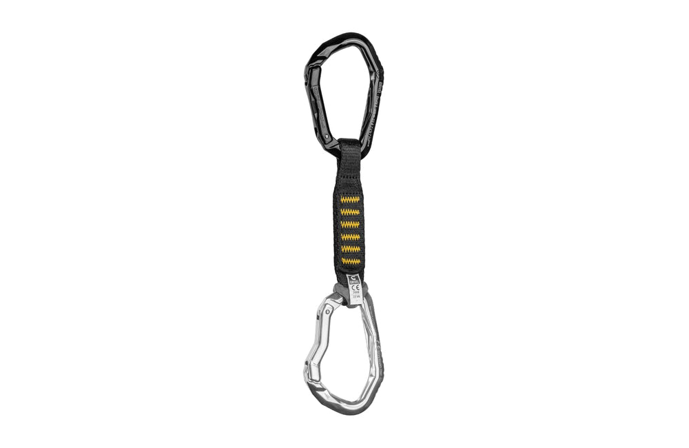 Grivel Sport Stealth Quickdraw bolt clipping for fast setups.