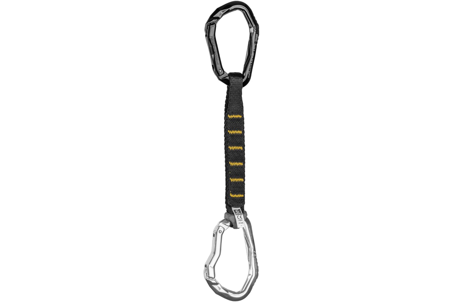 Grivel Sport Stealth Quickdraw with straight-gate carabiner for fast clipping on sport routes.