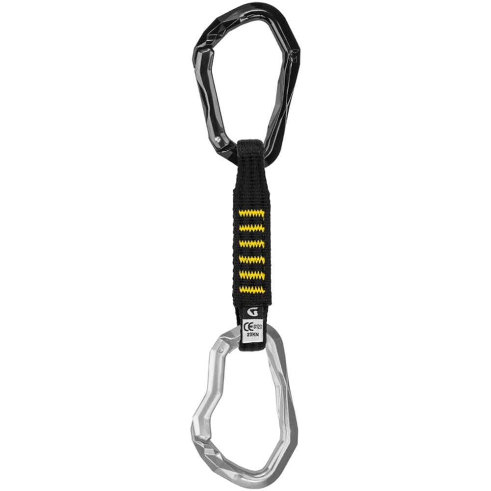 Grivel Stealth quickdraw sling provides extended reach in 18 cm length.