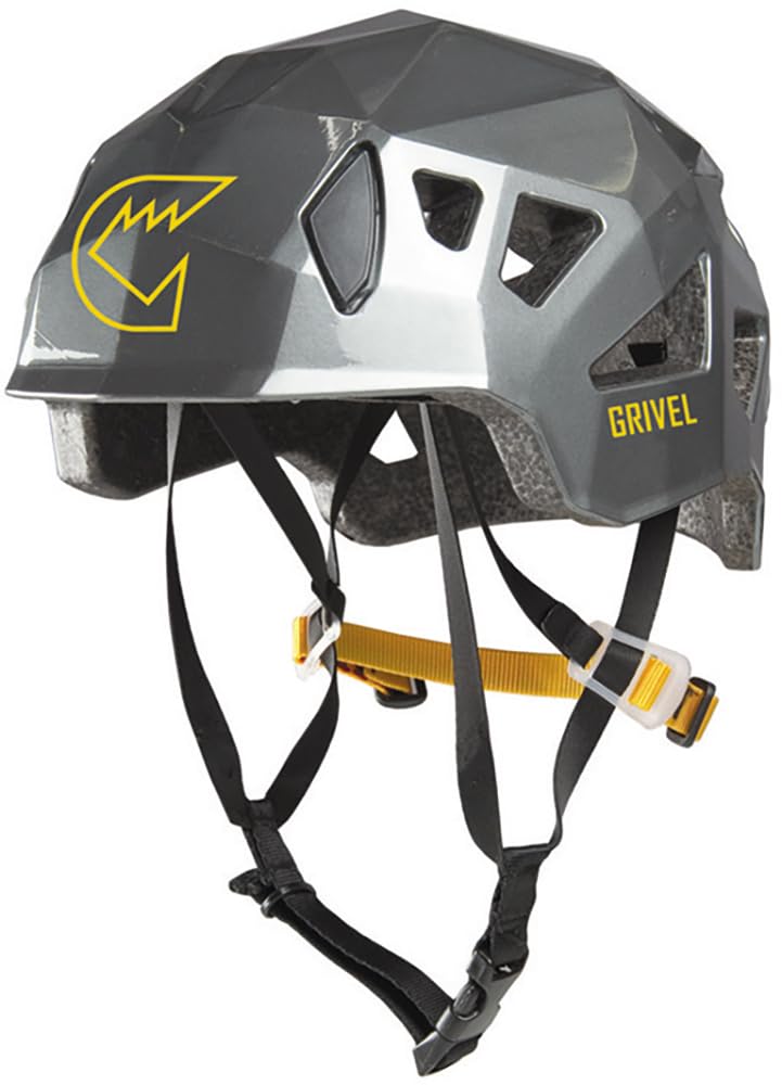 Grivel Stealth Titanium helmet front view for ultralight protection