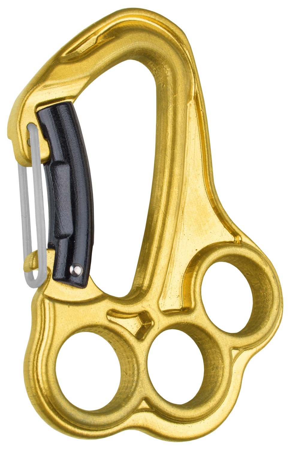 Grivel Vlad twin gate belay plate combo provides organized anchors and faster, safer setups