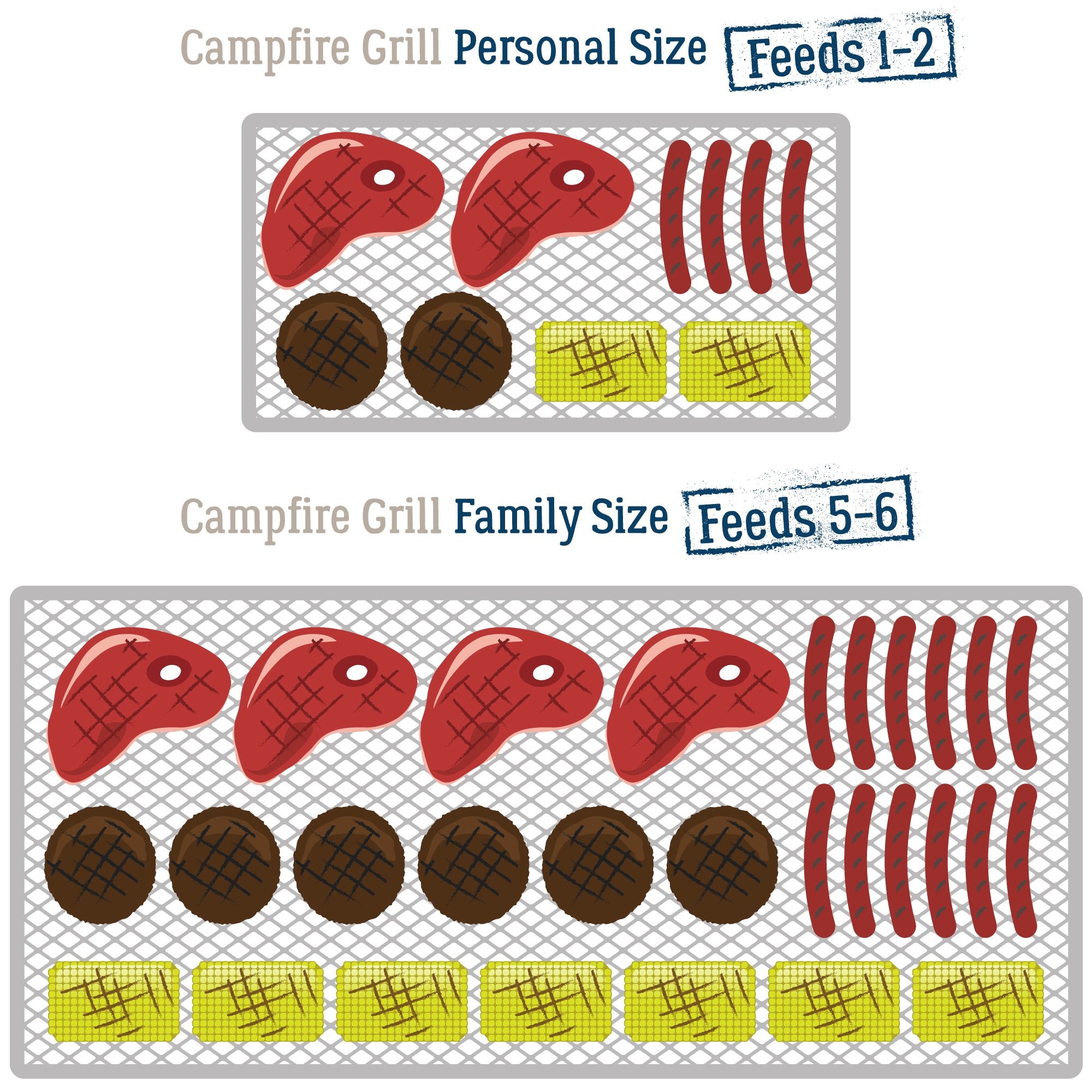 Grizzly Peak large 34x16 version ready for group camping meals.