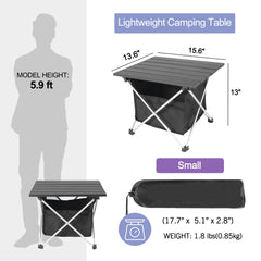 Grope folding table legs in X-shape provide stable support on uneven ground