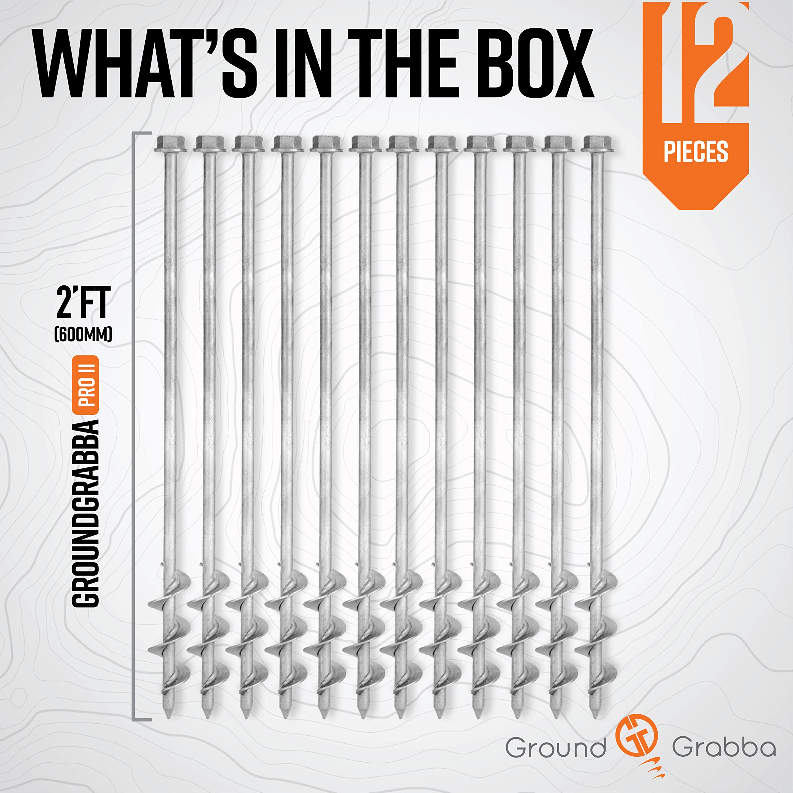 GROUNDGRABBA compact stake keeps gear organized in a carry case