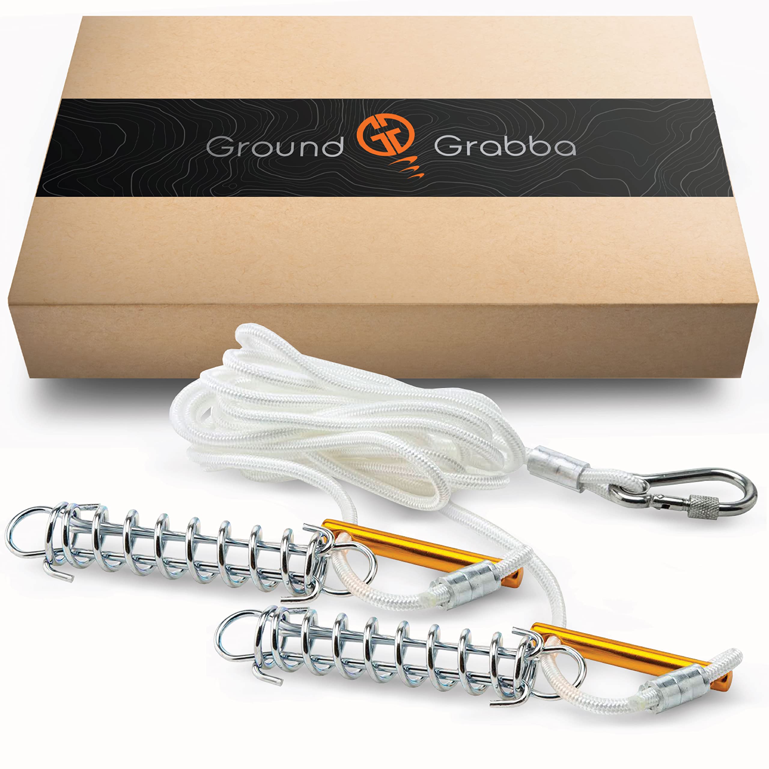 GroundGrabba Double Spring Rope 11ft for versatile tension-based workouts.