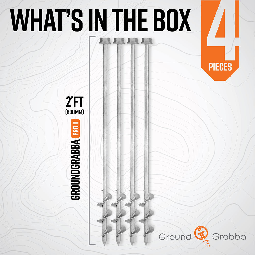 GROUNDGRABBA packaging and storage keep components organized for quick setup