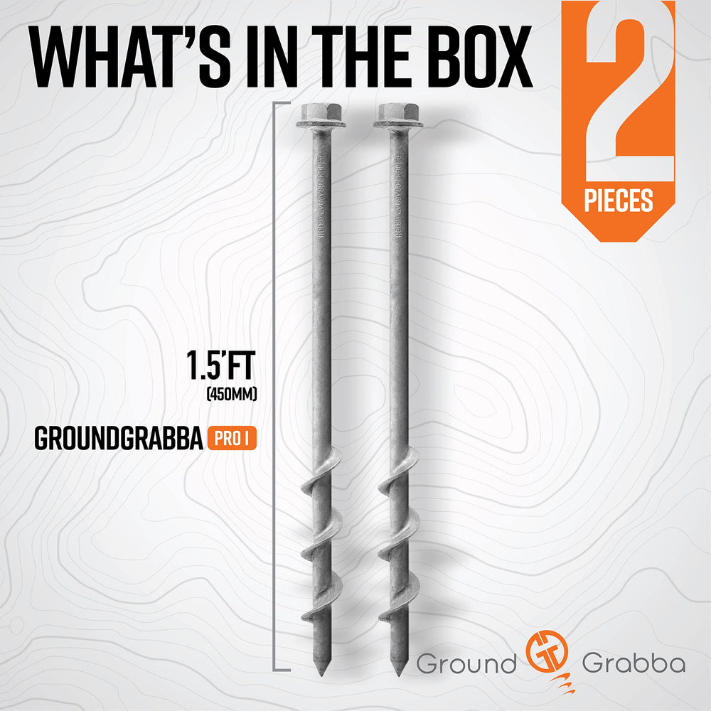 GROUNDGRABBA drill-driven anchor provides robust hold in diverse terrains