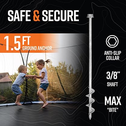 GROUNDGRABBA Pro 1 stake loose-ground grip for stable tent support
