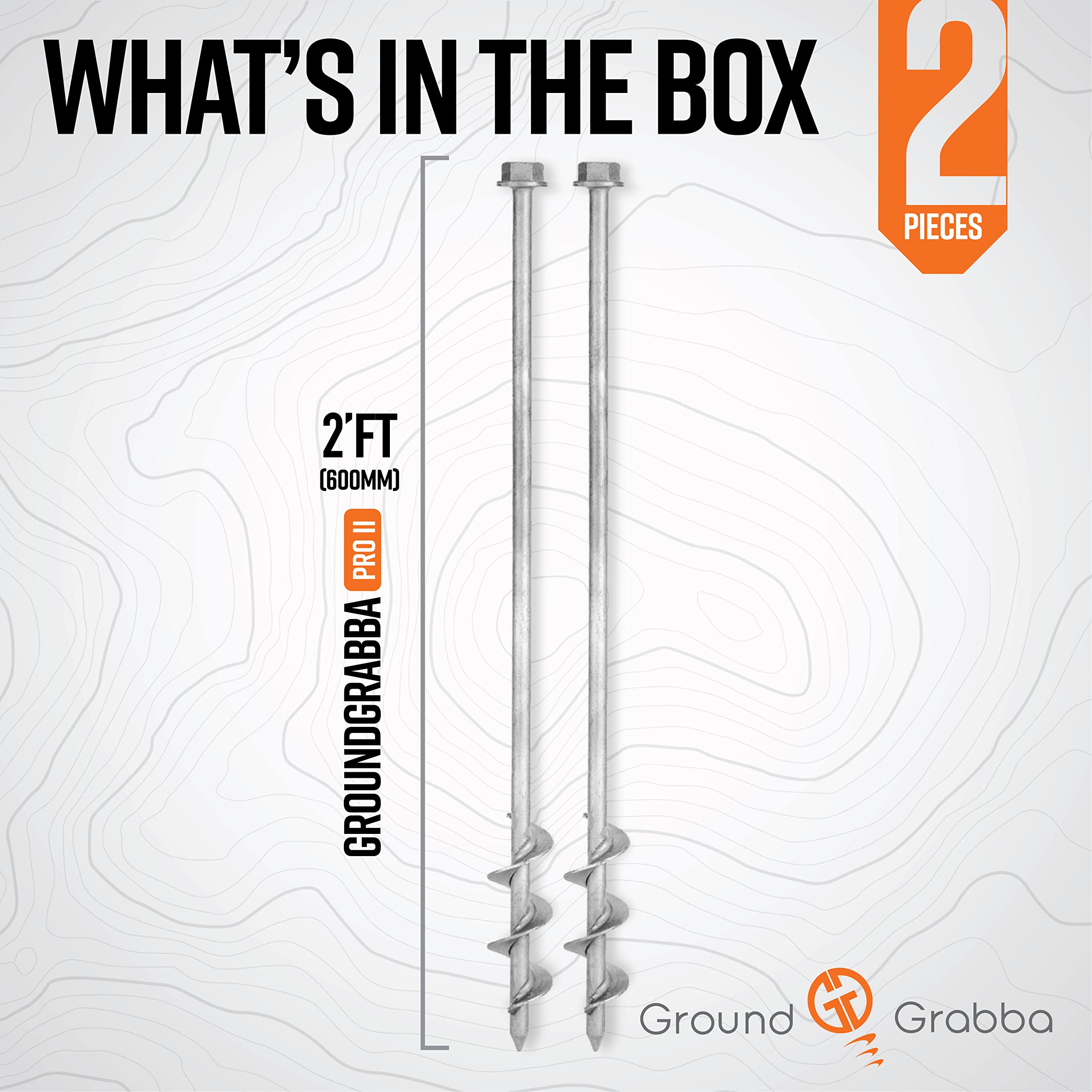 GroundGrabba two-pack Pro II offers versatile anchoring options.