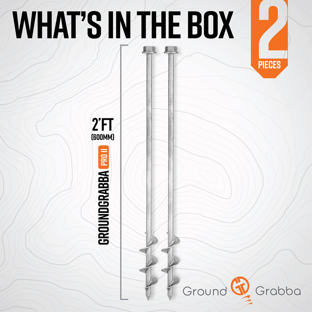 GroundGrabba two-pack Pro II offers versatile anchoring options.