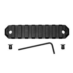 GrovTec KeyMod to Picatinny rail in black for mounting lasers, sights, and scopes