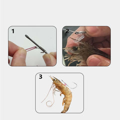 Mixed-size packs of GRSECPO shrimp hooks