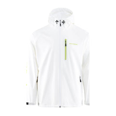 Grundéns Tourney Jacket hooded closeup shows waterproof fabric for all-weather fishing.