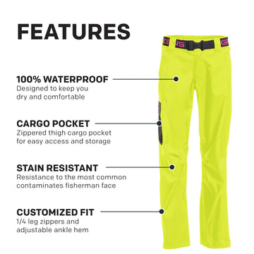 Grundéns Women's Weather Watch Pant featuring a DWR finish that sheds light rain and stains.