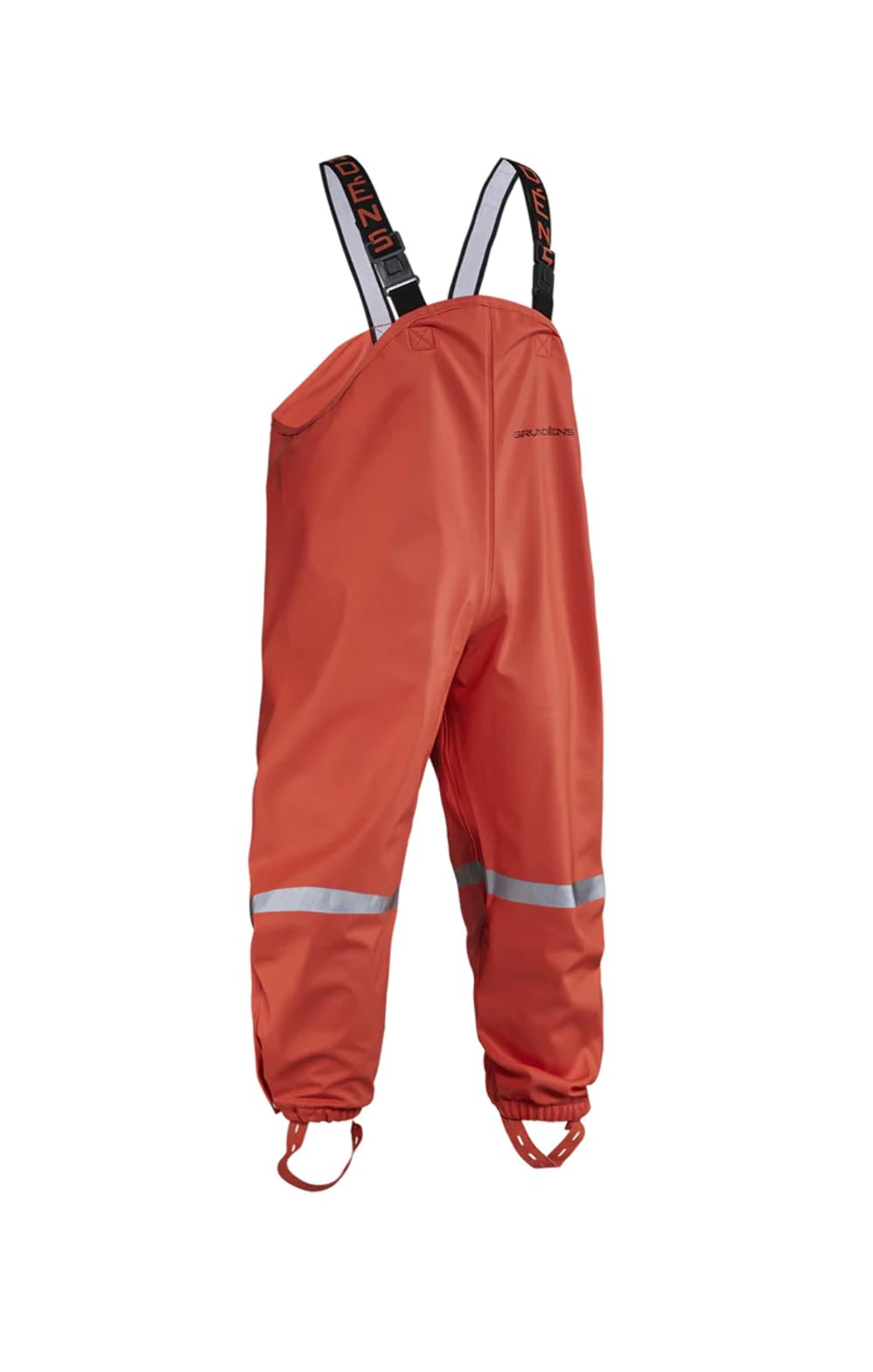 Chest-high cut with fix-lock suspender attachment detail, orange