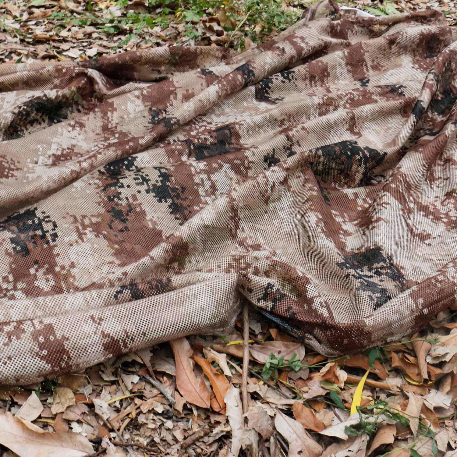GRVCN 300D camo material withstands severe hunting weather, keeping gear protected and ready.