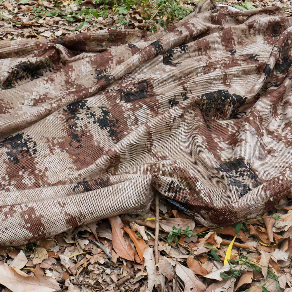 GRVCN 300D camo material withstands severe hunting weather, keeping gear protected and ready.