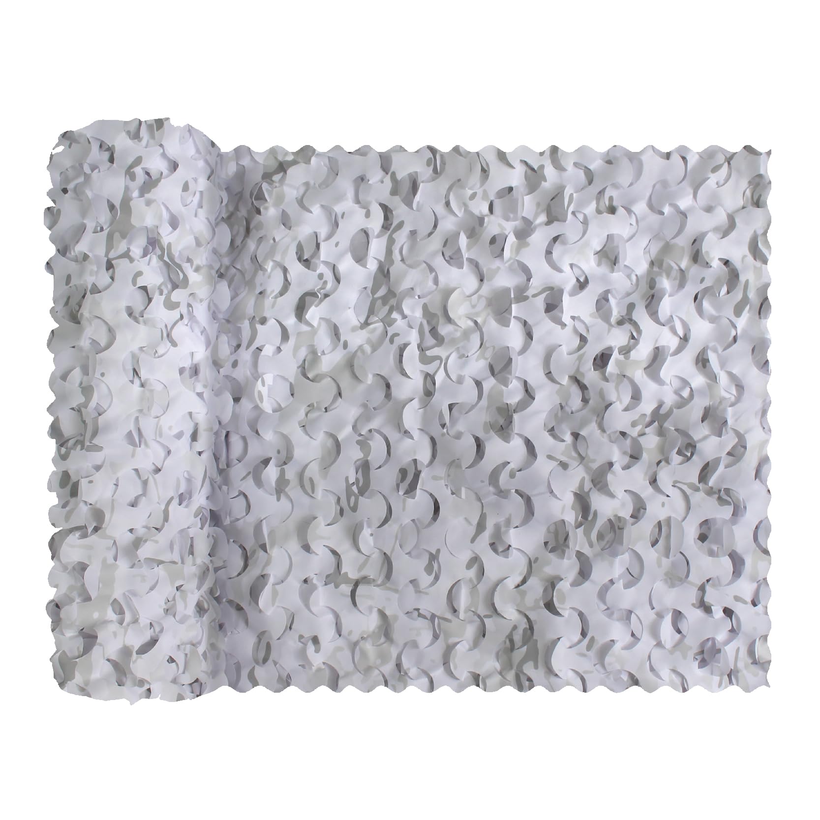GRVCN camo netting close-up shows 3-D leaf-like foliage and glare-free finish.