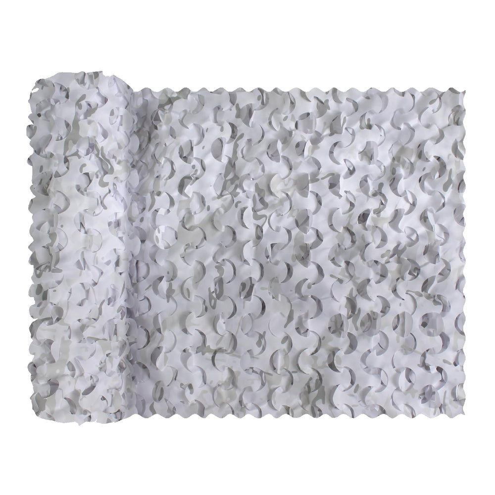 GRVCN camo netting close-up shows 3-D leaf-like foliage and glare-free finish.