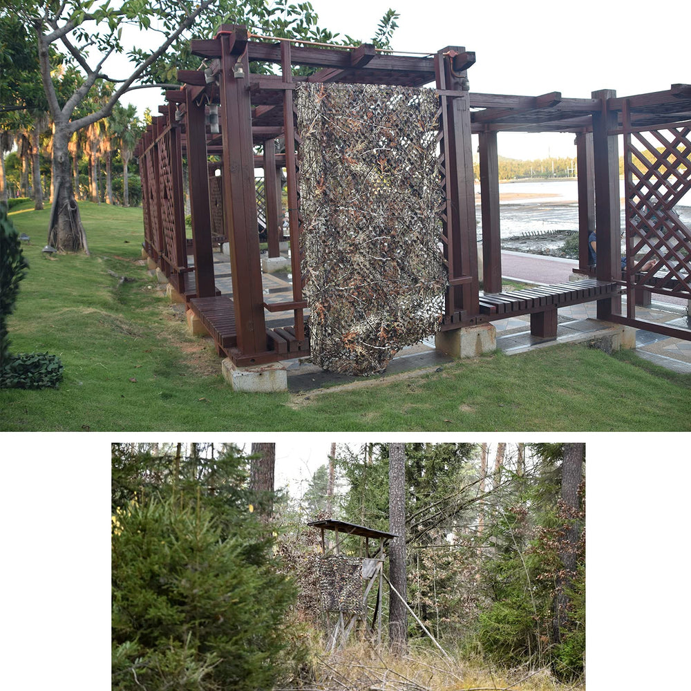 GRVCN camo netting cut-to-size cable-tie ready paneling option for custom setups.