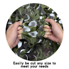 GRVCN camo netting durable glare-free finish reduces shine in field use.