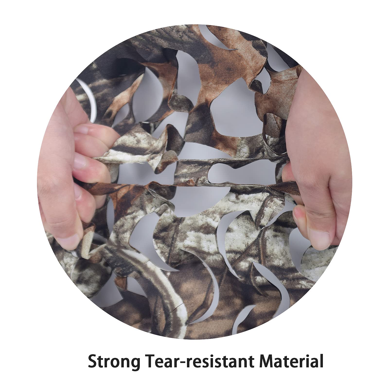 GRVCN camo netting lightweight pack for easy carry on outdoor trips.