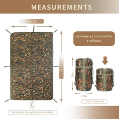 GRVCN compact stuff sack enables extreme compression for backpacking.