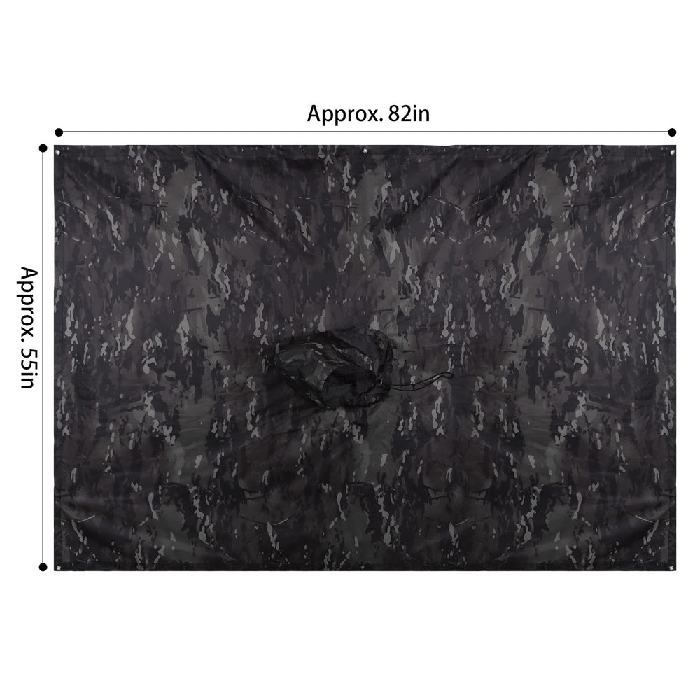 GRVCN waterproof poncho 210t ripstop demonstrates durable, lightweight protection.