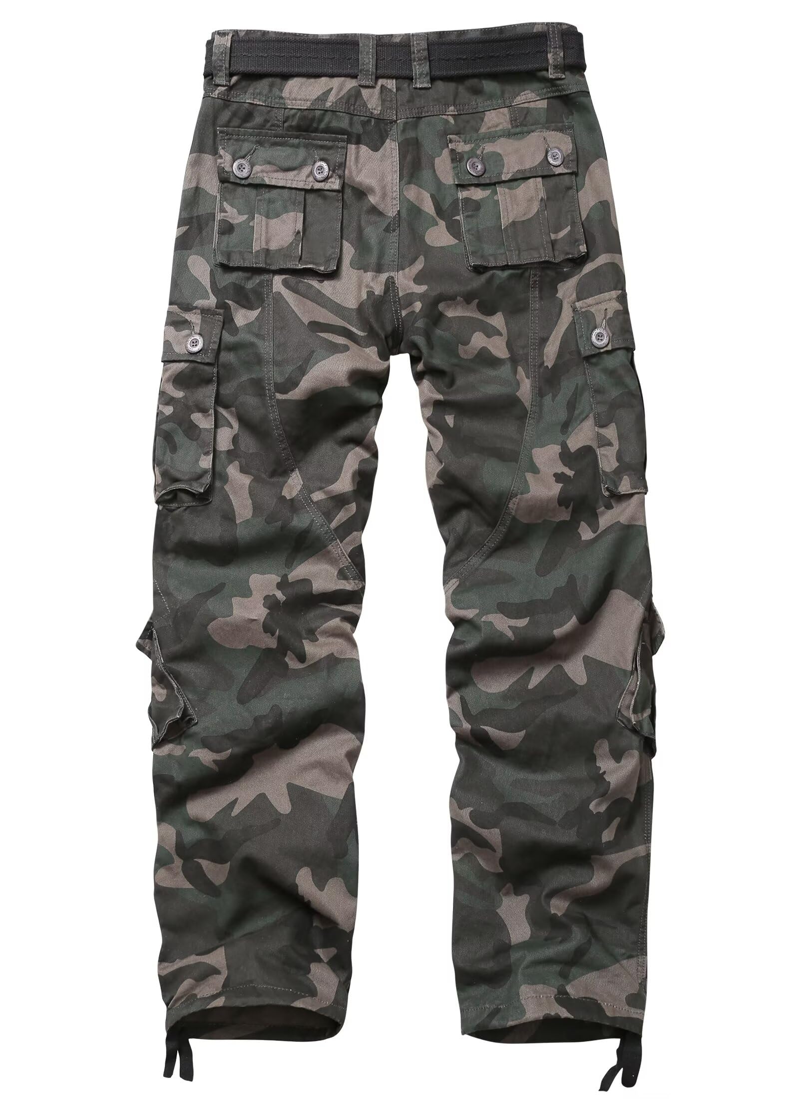 GSGGIG men's cargo pants pocket closeup emphasizing nine-pocket design for daily carry.