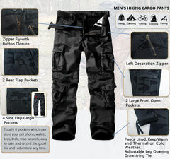 GSGGIG winter camo fleece-lined pants suitable for cold-weather outdoor adventures.