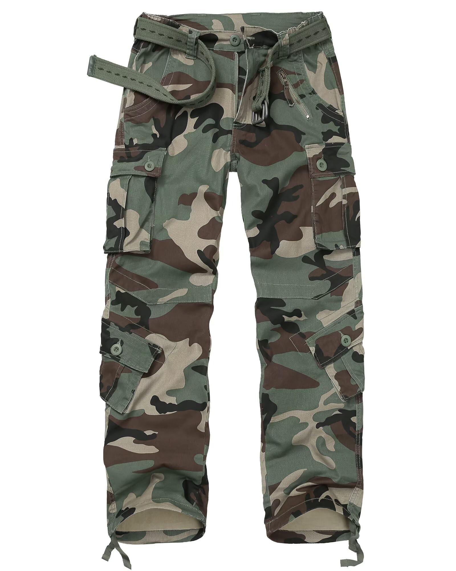 GSGGIG womens cargo pants front-pocket-detail for organized outdoor use.