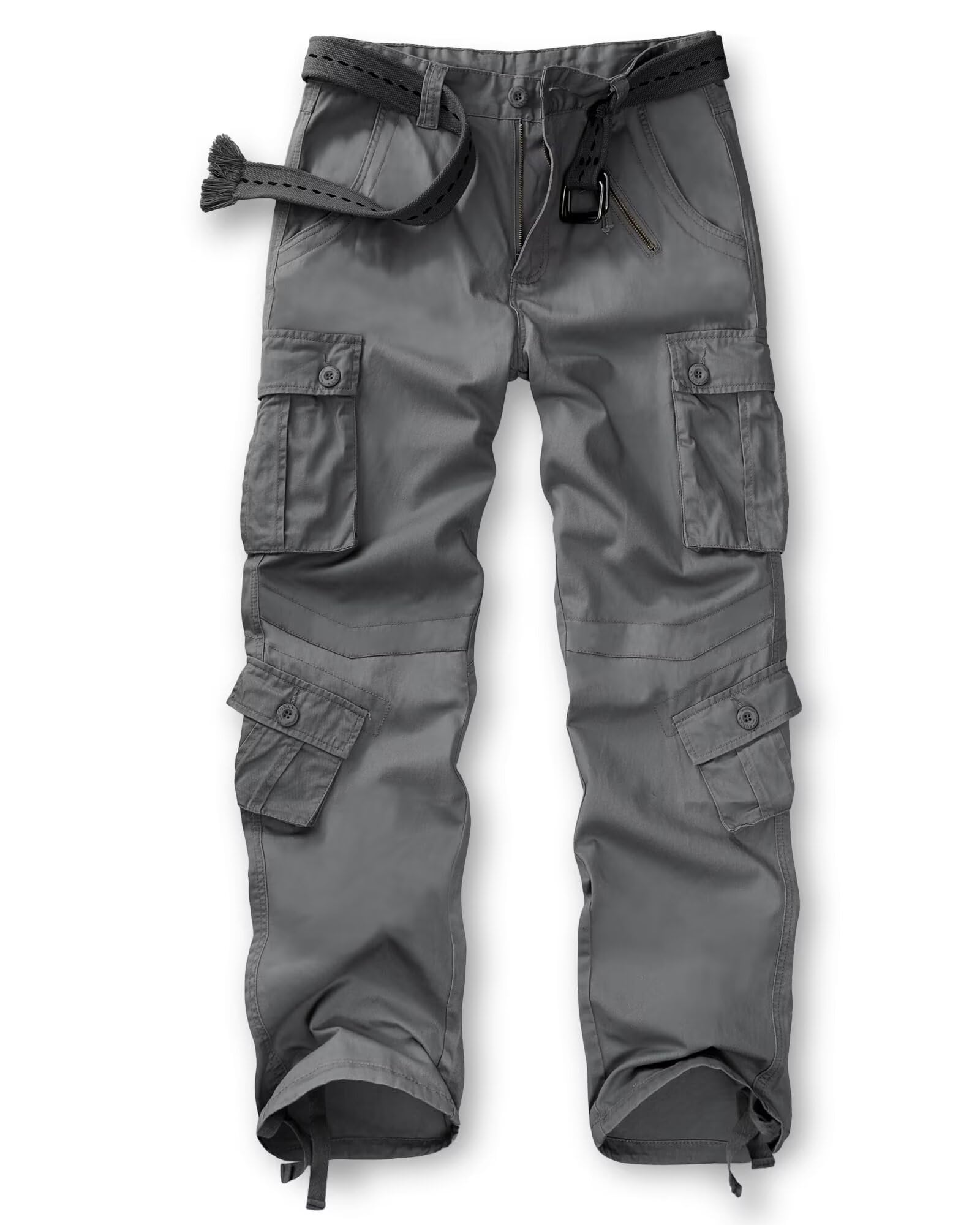 GSGGIG Women's cargo pants with zippered pocket for secure card storage during travel.