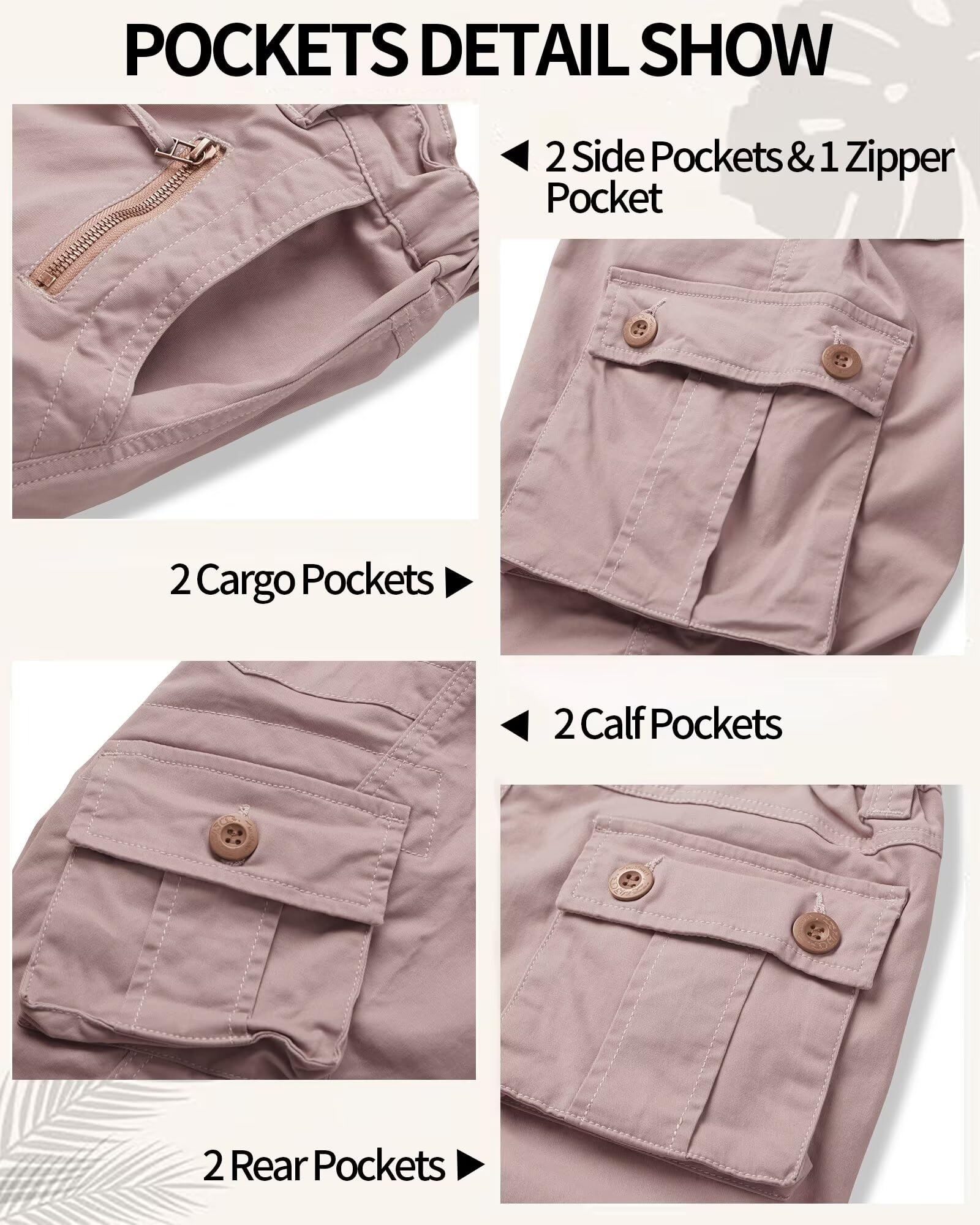 GSGGIG camo pants back pockets close-up ideal for casual outdoor storage.