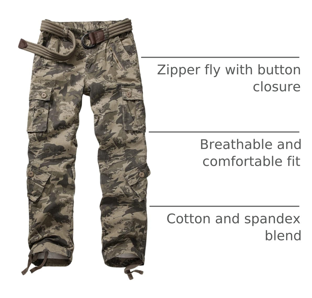 GSGGIG Womens Cargo Pants back pocket emphasizes secure storage during activities
