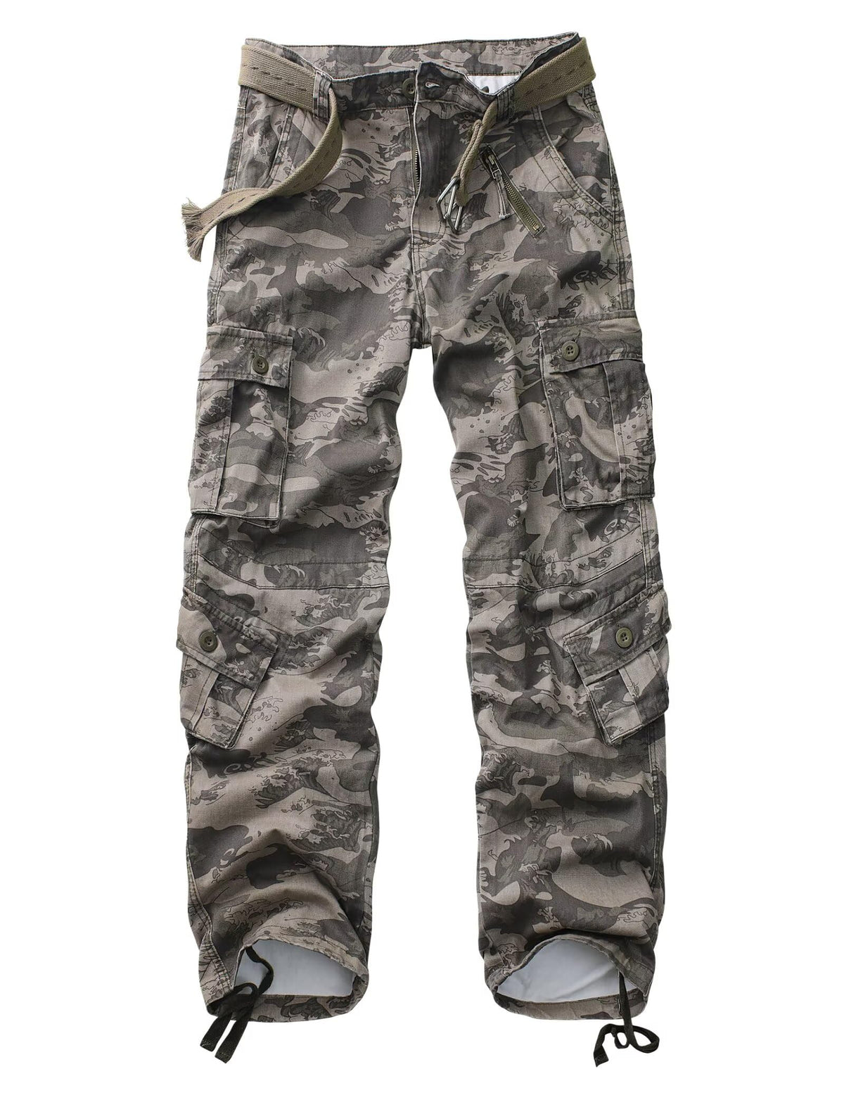 GSGGIG Womens Cargo Pants front view shows relaxed fit and multiple pockets for daily carry