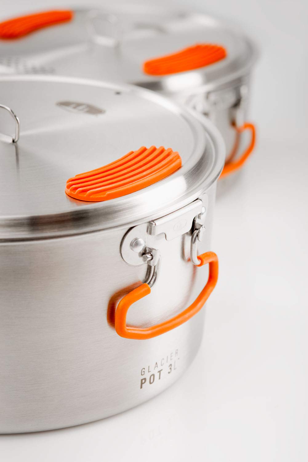 GSI Outdoors Glacier Base Camper affordable stainless set for reliable camp meals.