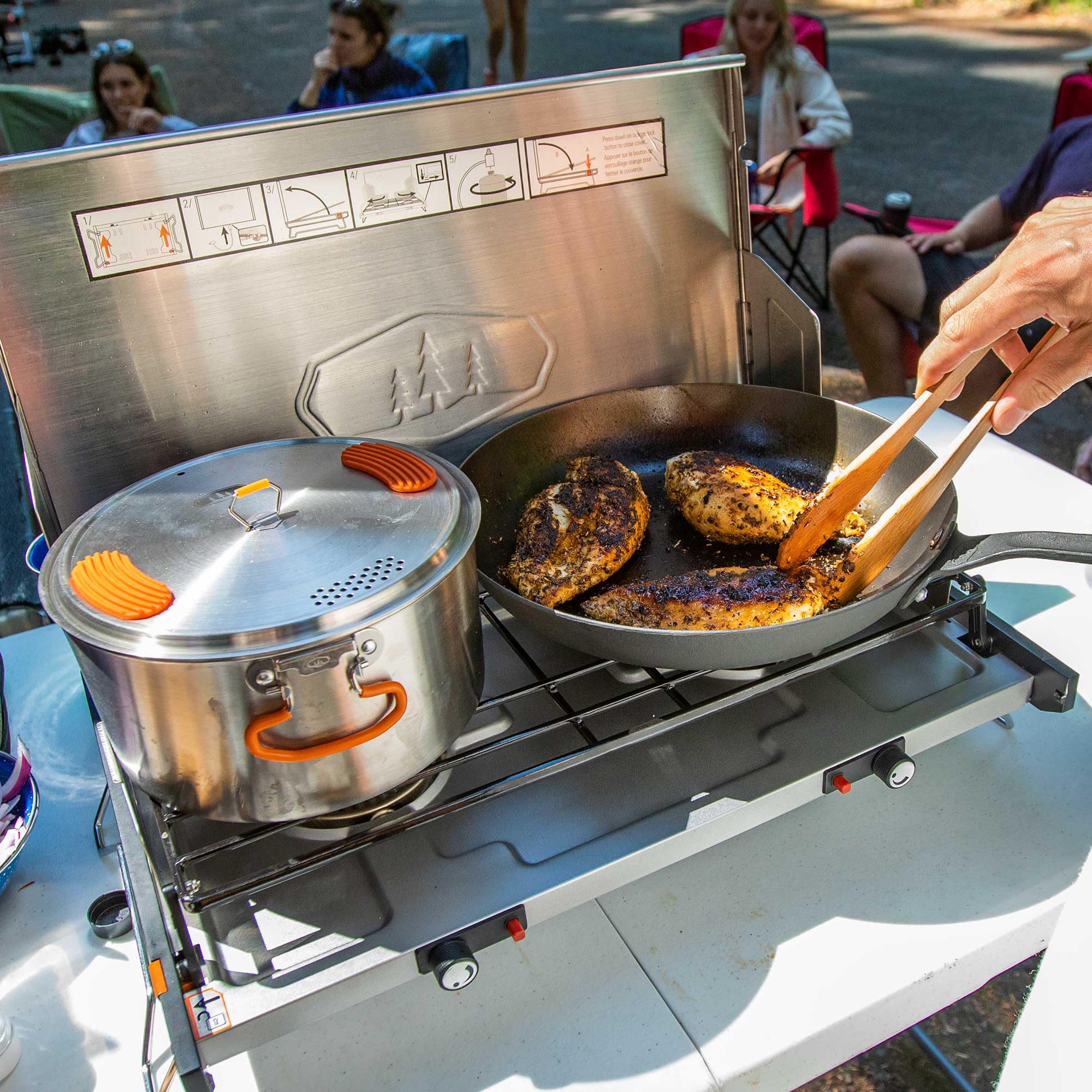 GSI Outdoors Glacier Stainless Camper 4P lifetime warranty offers long-term peace of mind