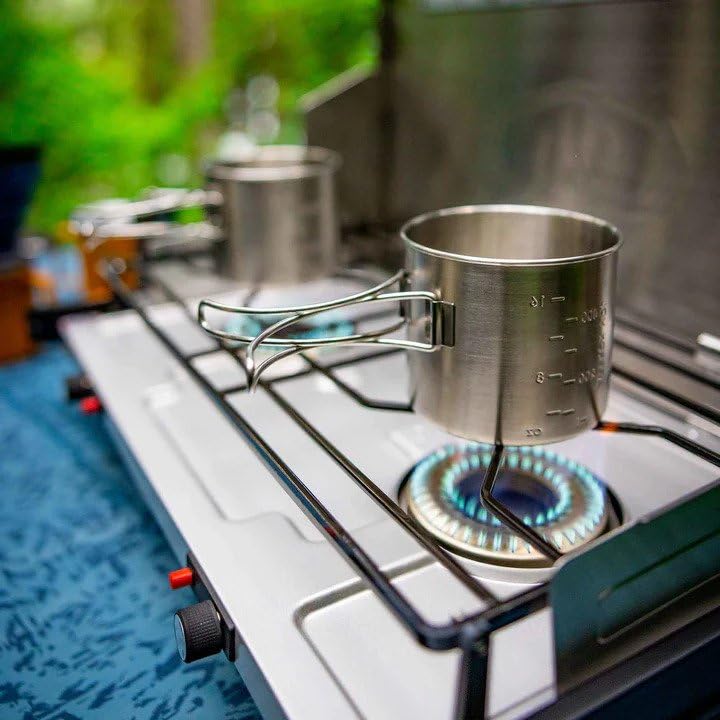 GSI Outdoors Glacier Stainless Cup weighs under 5 ounces for ultralight trips.