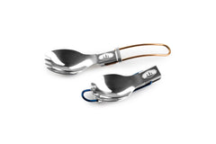GSI Outdoors Halulite Dualist packable set stores neatly for ultralight backpacking.