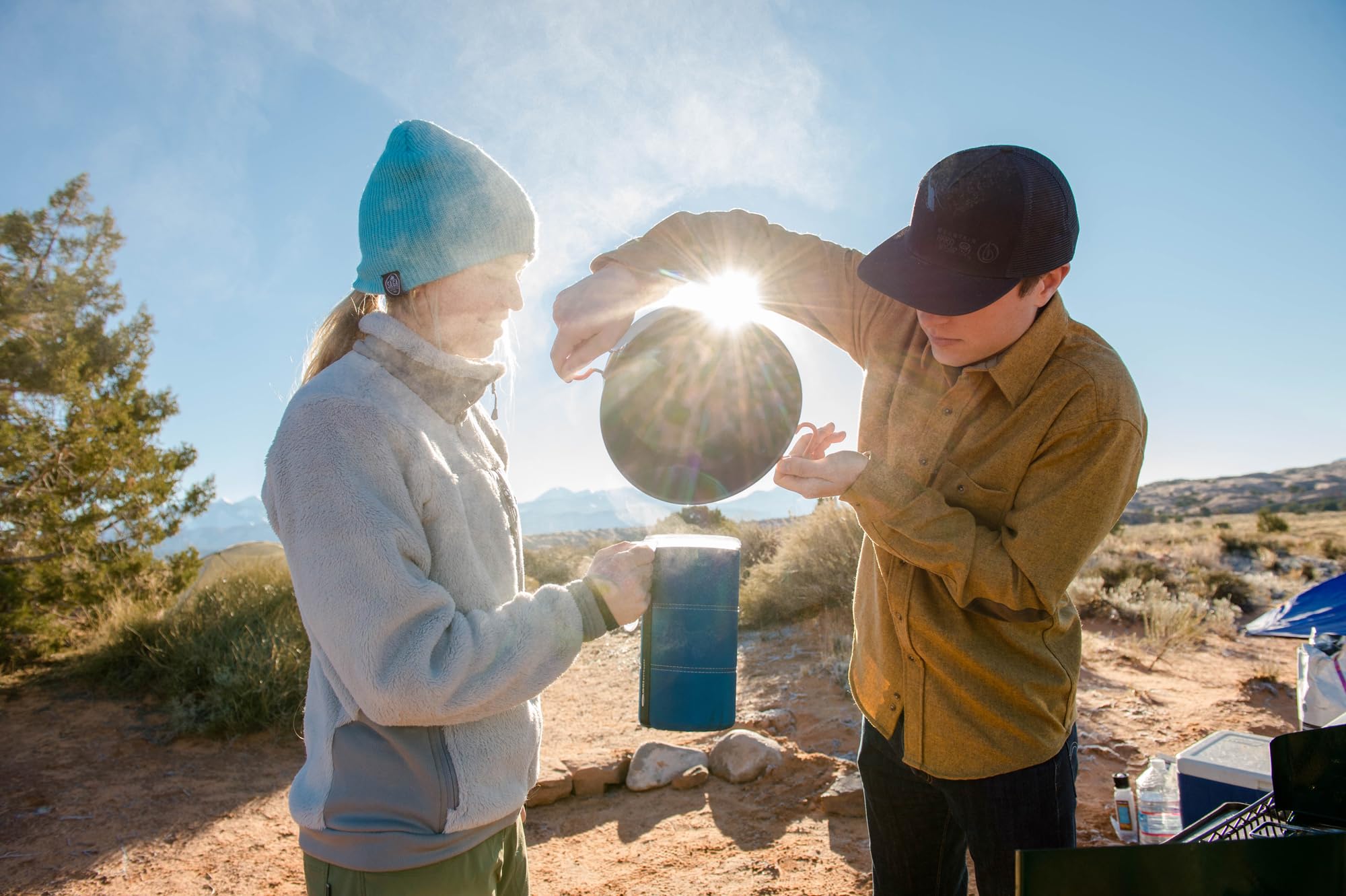 Versatile Halulite pot ready for pasta, soups, and stews on outdoor trips