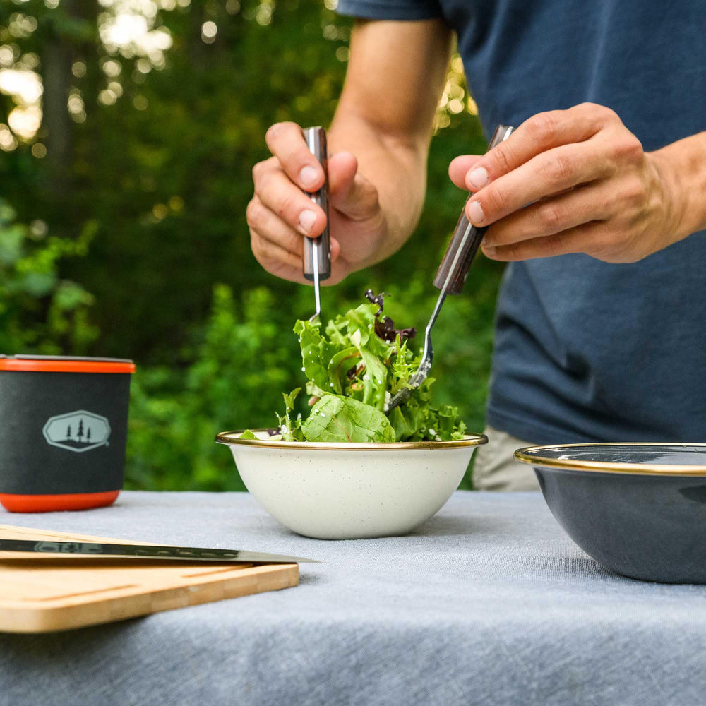GSI Outdoors Mesa enamelware bowls 5.75 inches perfect for soups and snacks outdoors