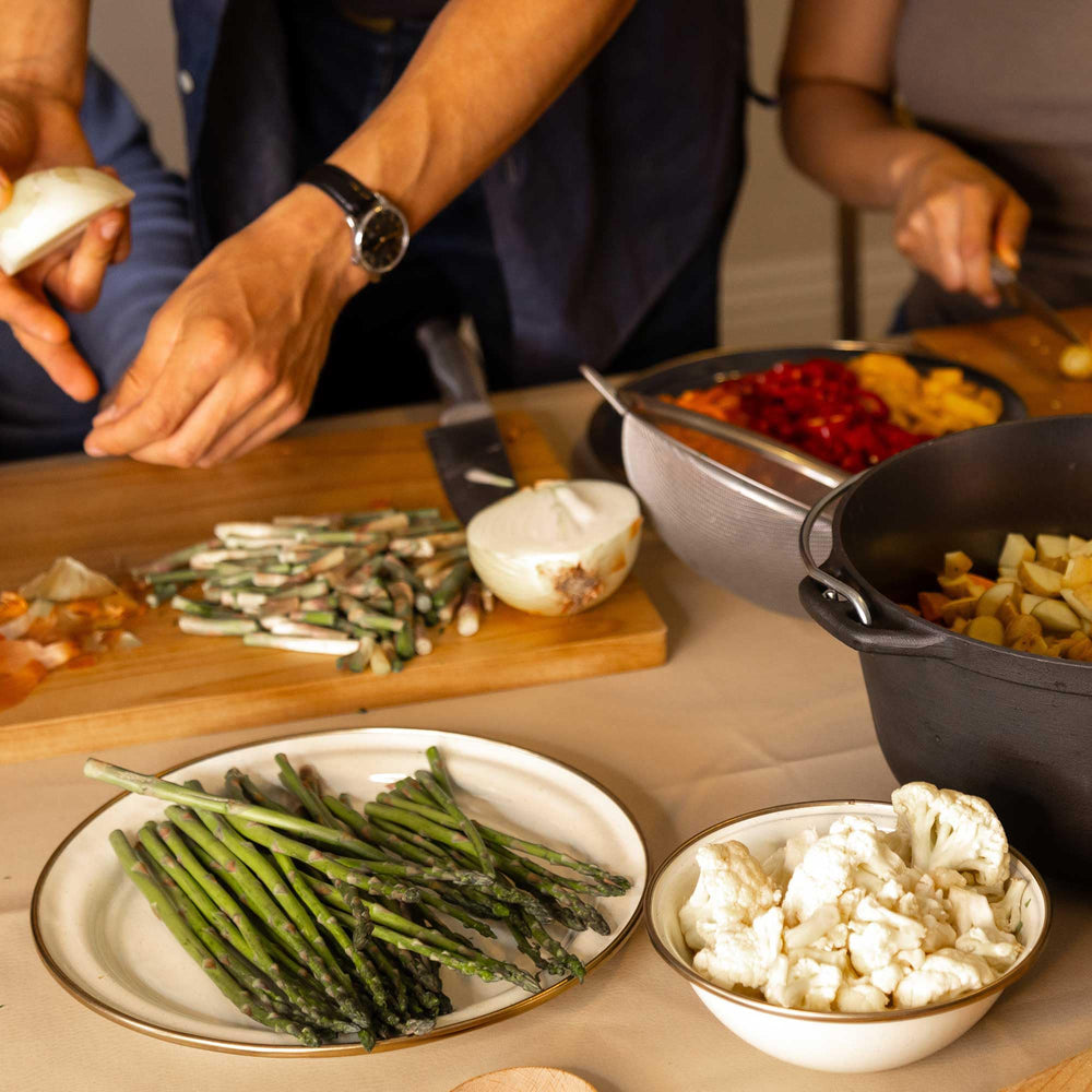 GSI Outdoors Mesa enamelware dishwasher safe for easy cleanup