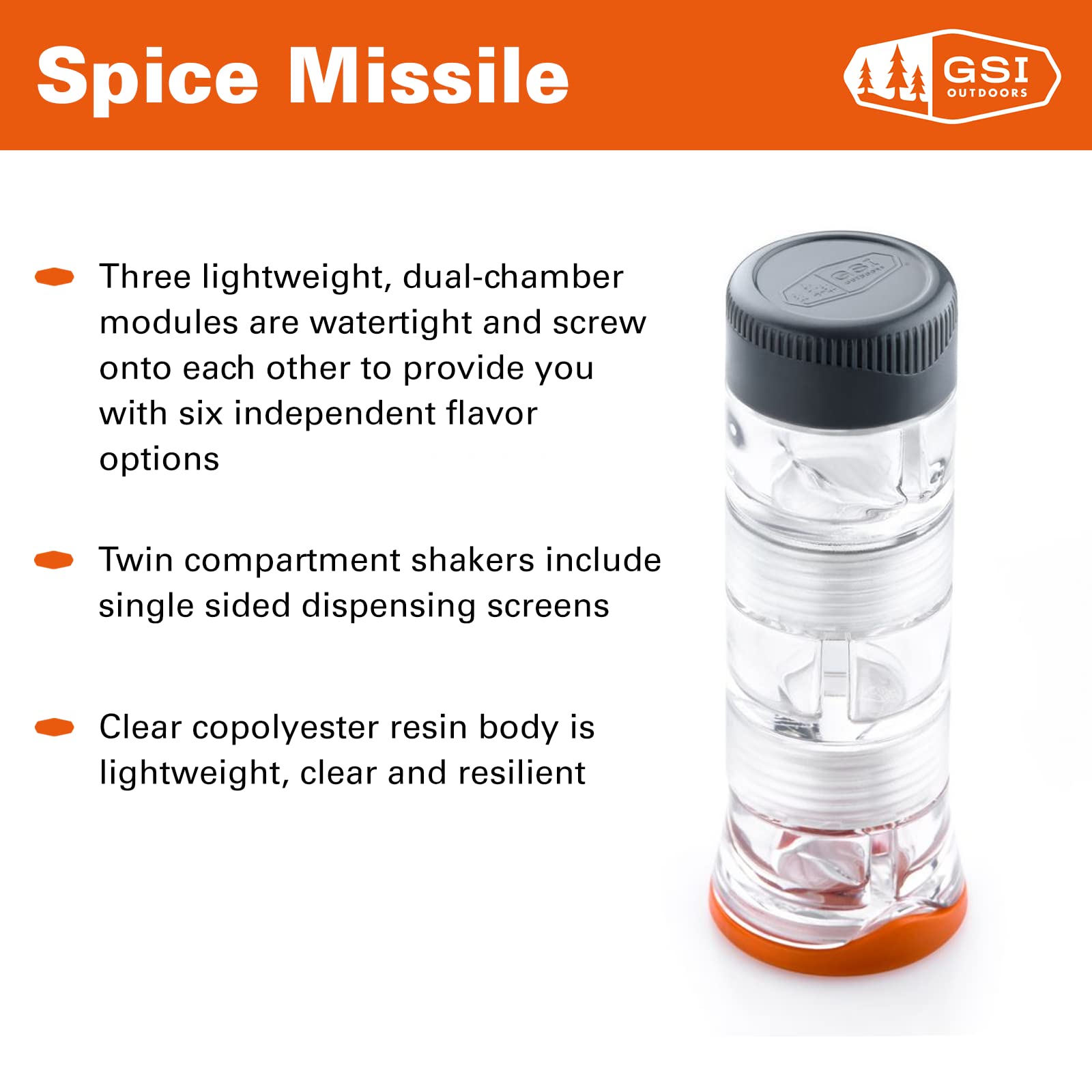 GSI Outdoors Spice Missile fully assembled reveals triple twin-chamber design
