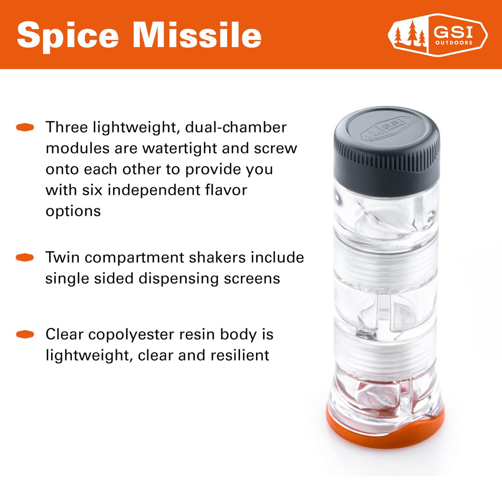 GSI Outdoors Spice Missile fully assembled reveals triple twin-chamber design