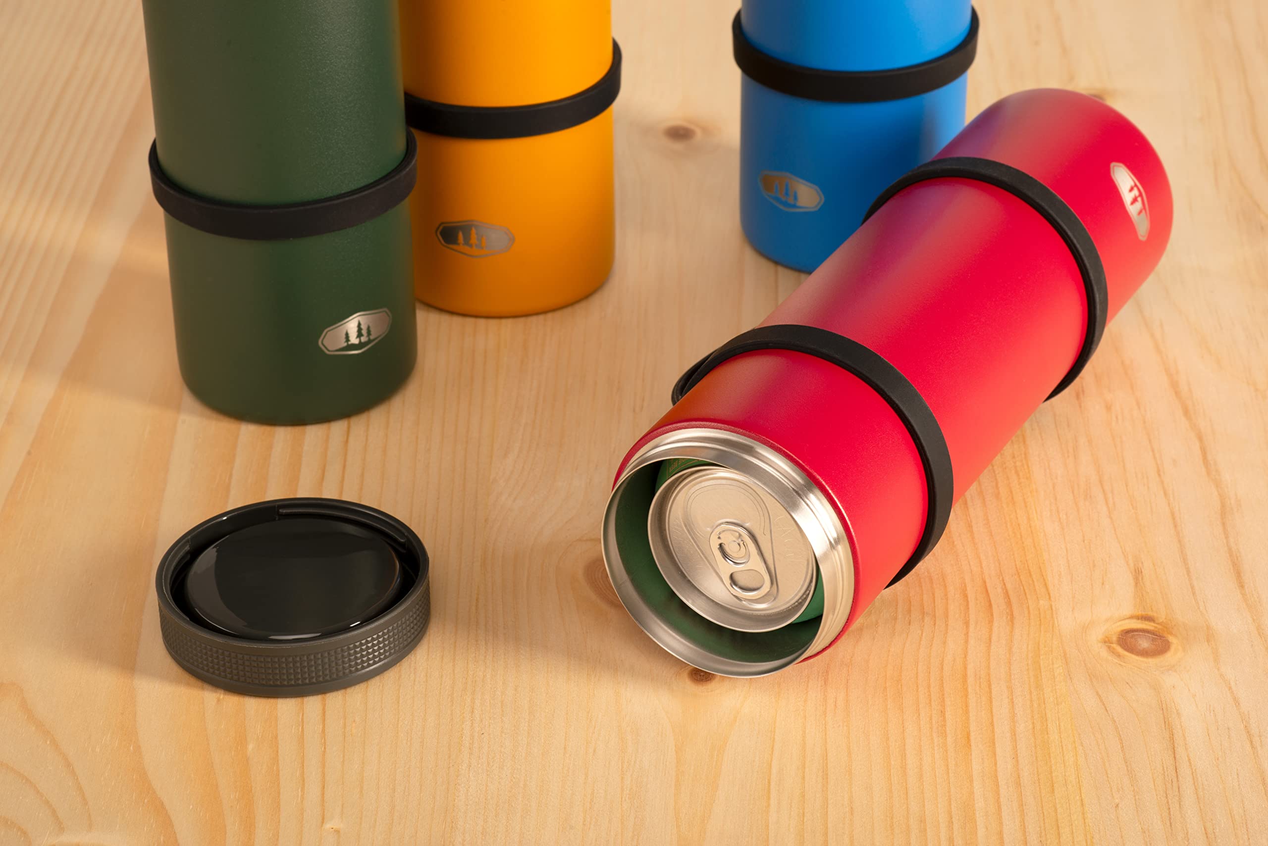 GSI Outdoors Stack 2-Can Cooler for travel gear, compact and durable on trips
