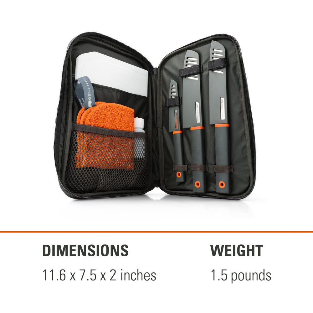 GSI Outdoors travel case keeping knives organized on the go