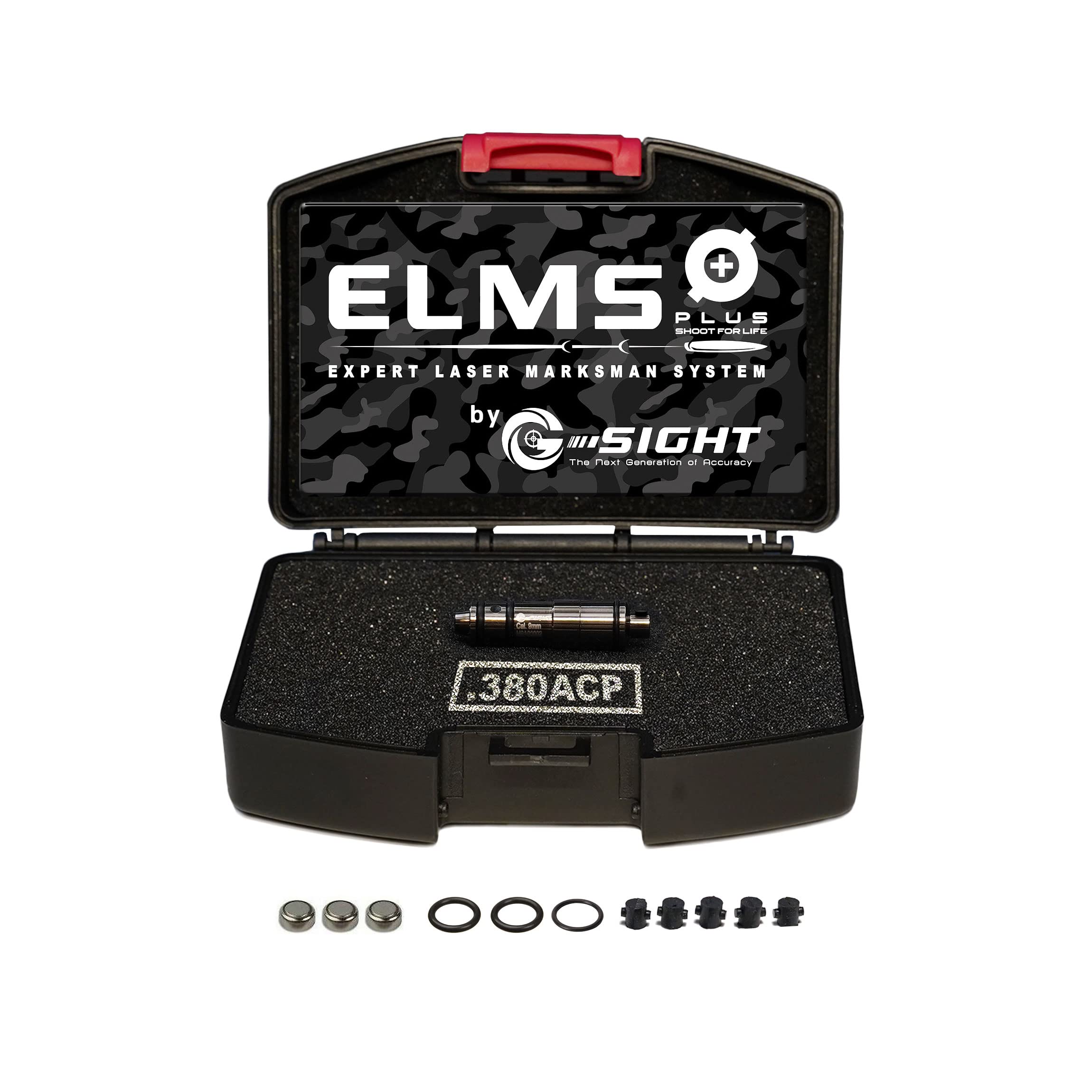 G-Sight ELMS Plus cartridge close-up showing the replaceable strike pad for consistent dry-fire practice.