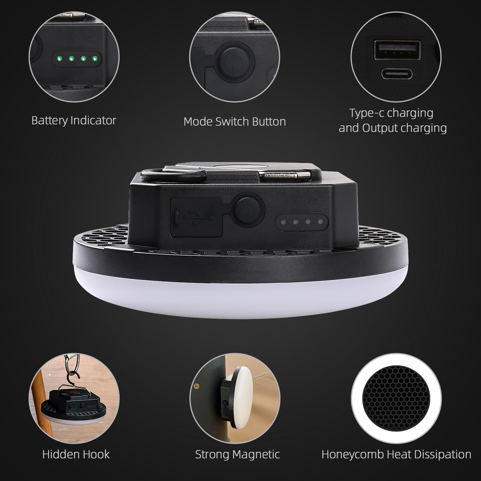 Gsvyaniv emergency-ready light offers ultra-bright mode and long runtimes.