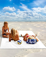 Gsypo Beach Blanket with sand pockets for wind stability