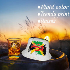 GTEVUTS Jamaica Flag Bucket Hat reversible design offers two looks